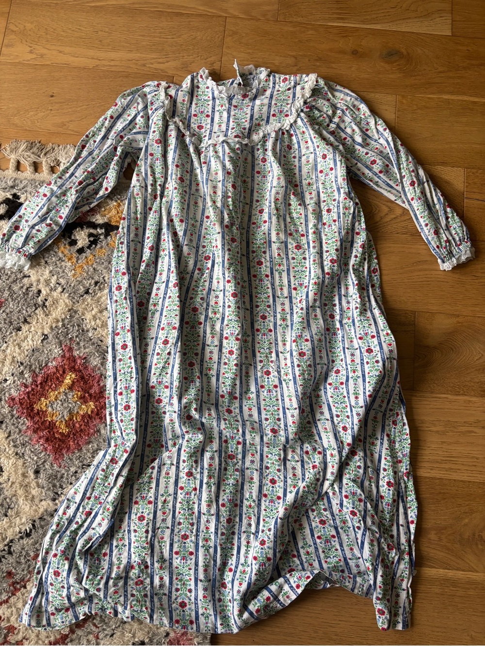 Lanz of Salzburg vintage floral nightgown 1980’s